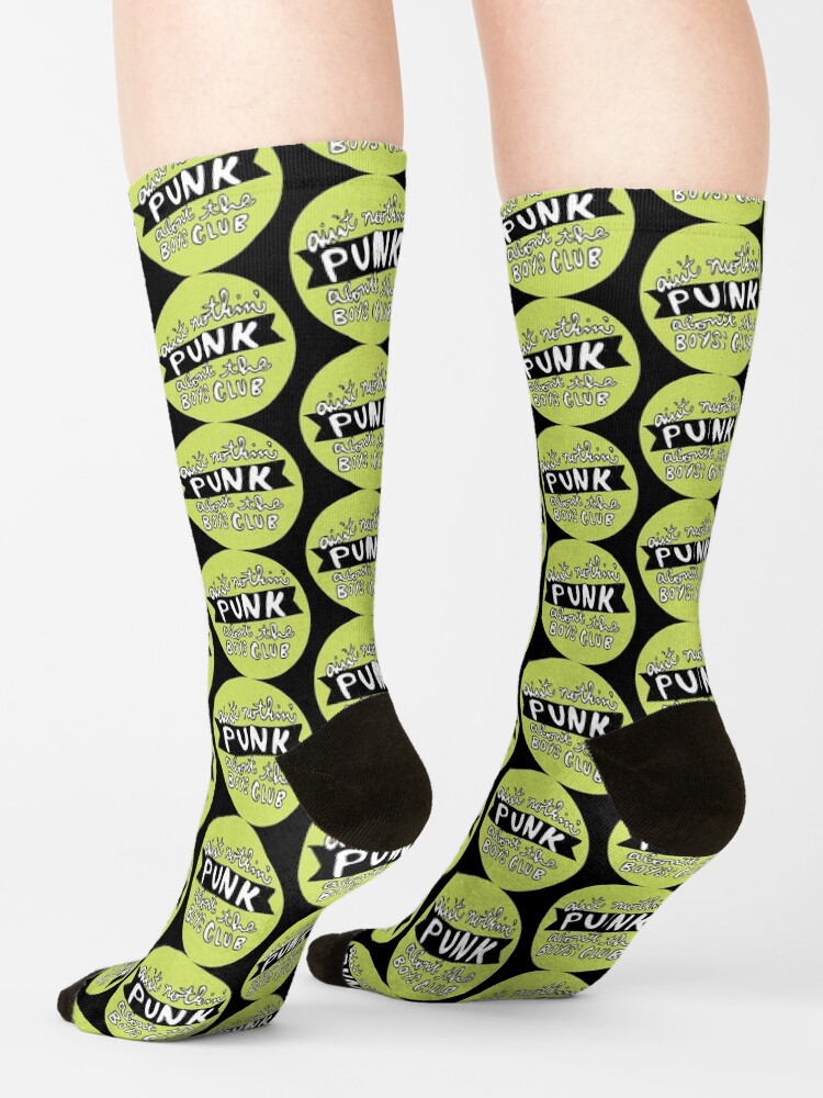 Alternate view of ain't nothin' punk about the boys club | diy music Socks