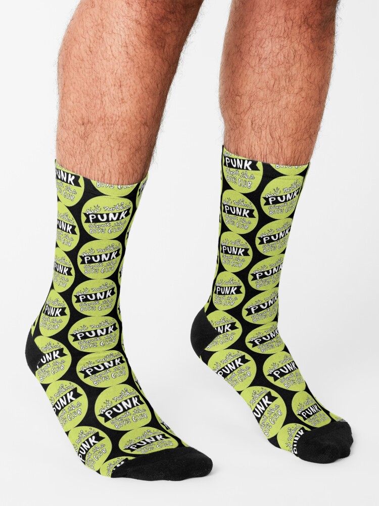 Alternate view of ain't nothin' punk about the boys club | diy music Socks