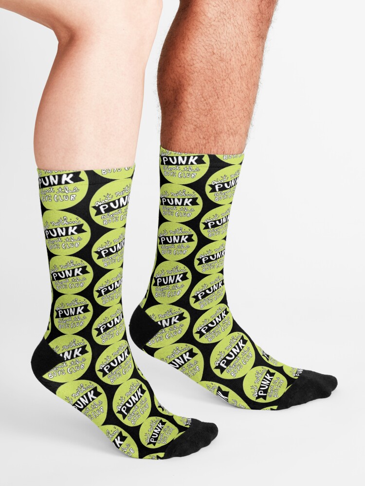 Alternate view of ain't nothin' punk about the boys club | diy music Socks