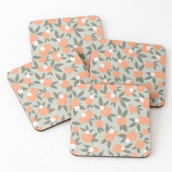 Item preview, Orange Fruit Botanical Pattern designed and sold by tyleescreations.