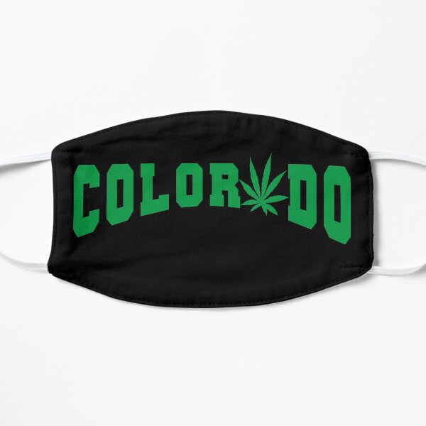 Marijuana Leaf Colorado Flat Mask