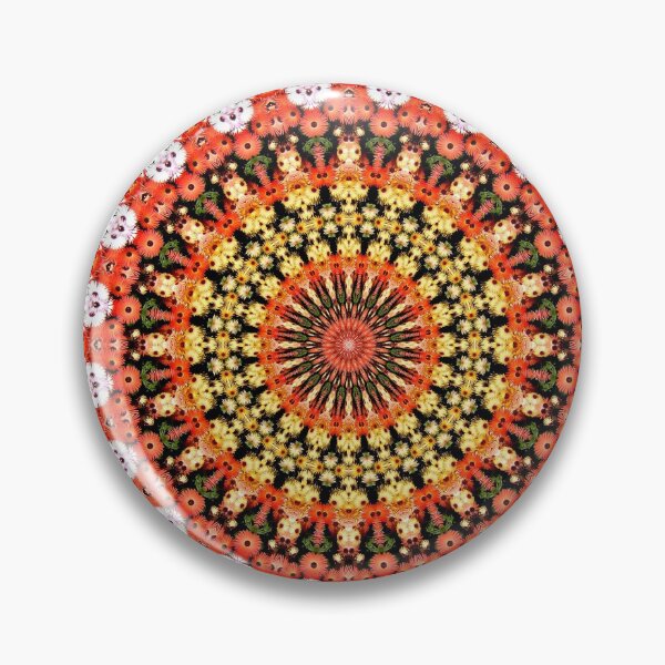 Artikelvorschau, Orange center daisy mandala entworfen und verkauft von MarilynBaldey7.