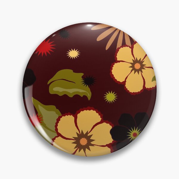 Item preview, RETRO Autumn Floral designed and sold by ZENDYtechSTYLE.