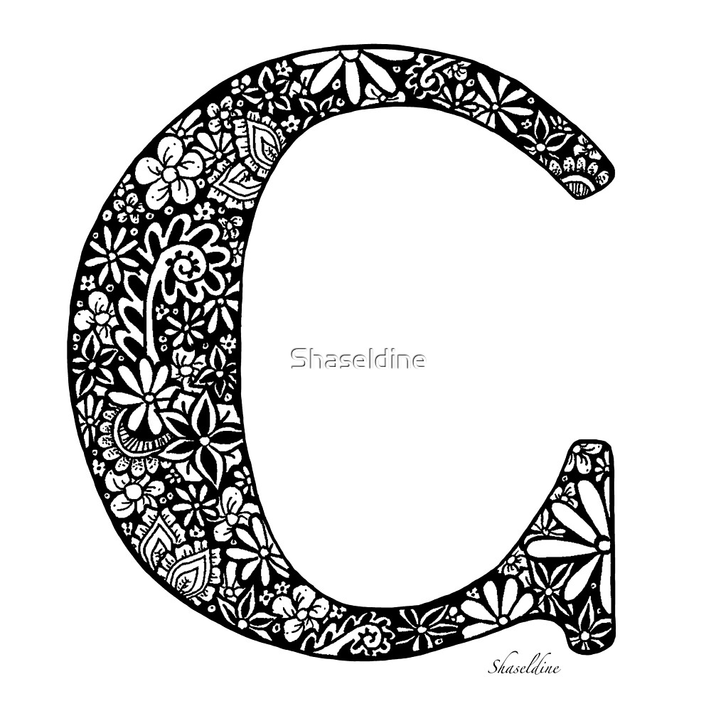 "Letter C" by Shaseldine | Redbubble