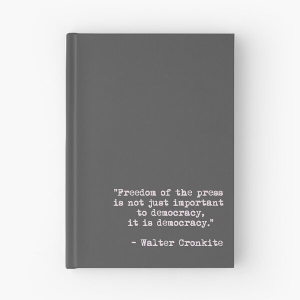 Item preview, Freedom of the press is not just important to democracy, it is democracy. (pink) designed and sold by Thelittlelord.