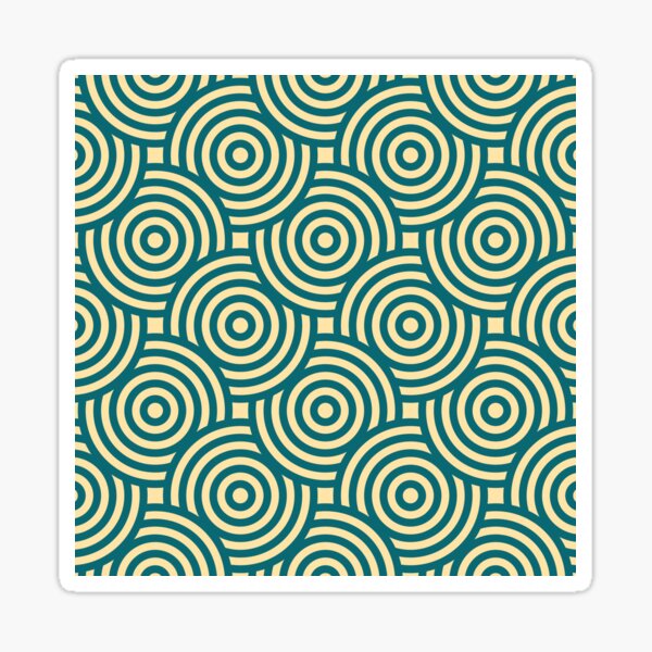 Seamless Circle Pattern Sticker