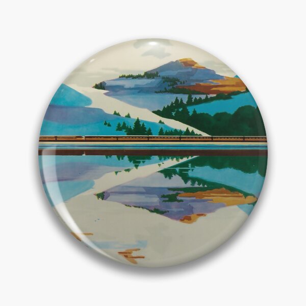 Item preview, Serving the colofrul Northwest vintage travel poster designed and sold by stickart-marek.