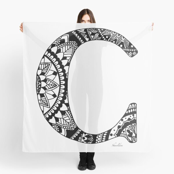 "Mandala Letter C" Scarf For Sale By Shaseldine | Redbubble