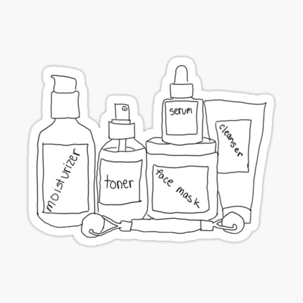 Self-Care Skincare Stickers – Crush