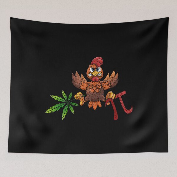 Item preview, Chicken Pot Pi Day 3.14 Marijuana Weed Funny Math Science designed and sold by Tee Kaboom!.
