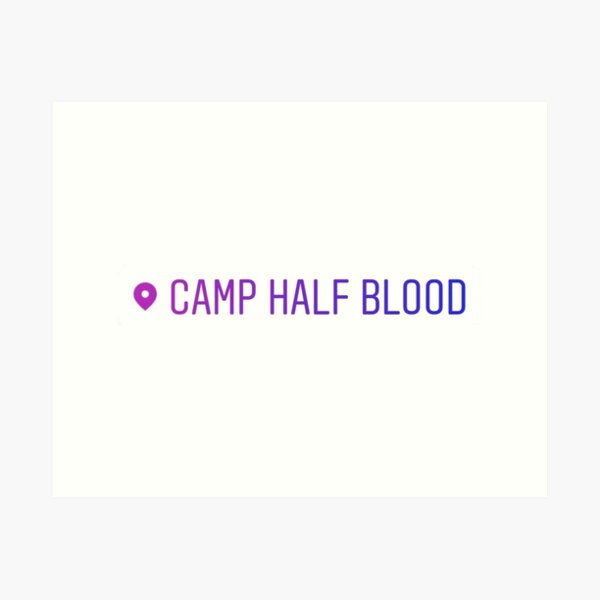 Camp Half Blood Location Tag Art Print
