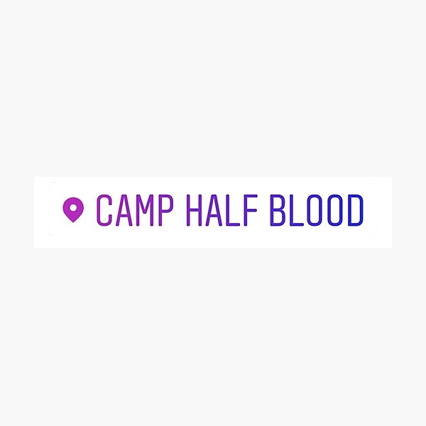 Camp Half Blood Location Tag Photographic Print