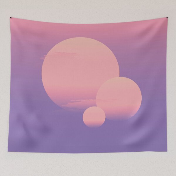 Item preview, Aesthetic Planets Scene designed and sold by ChopKickPanda.