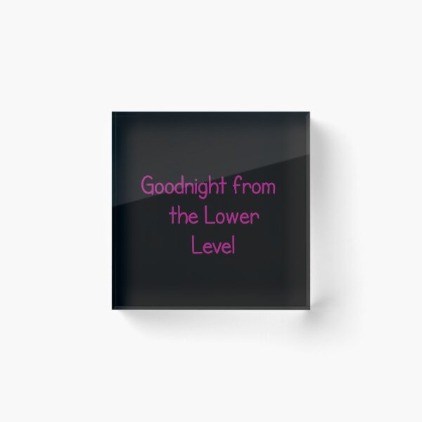 Item preview, Goodnight from the Lower Level  designed and sold by Achmarry.