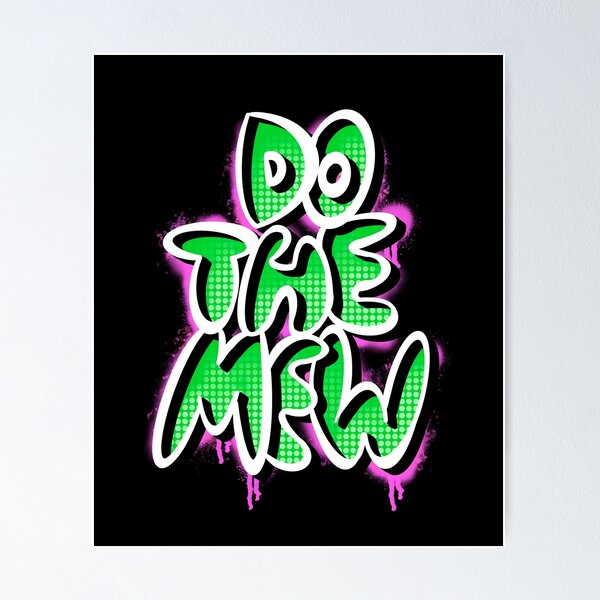 Item preview, Do The Mew designed and sold by SubtleSplit.