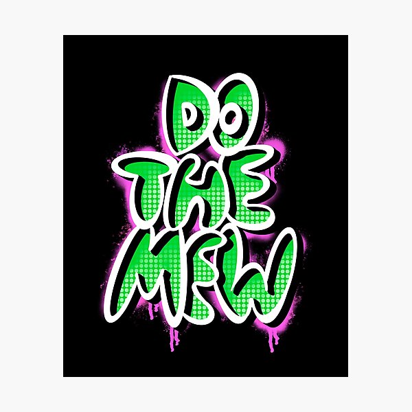 Item preview, Do The Mew designed and sold by SubtleSplit.