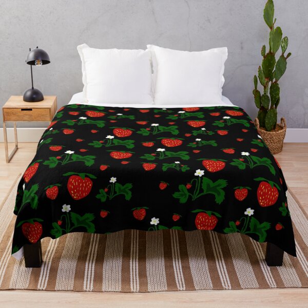 Item preview, Strawberries Pattern designed and sold by bloomingvine.