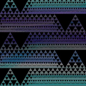 Artwork thumbnail, Triangle Pattern by ChopKickPanda