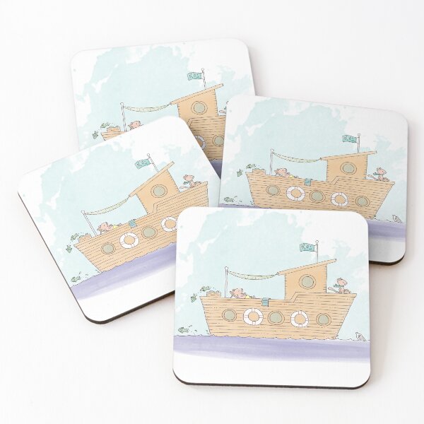 Item preview, Mouse houseboat adventure designed and sold by Blue Chipmunk Design.