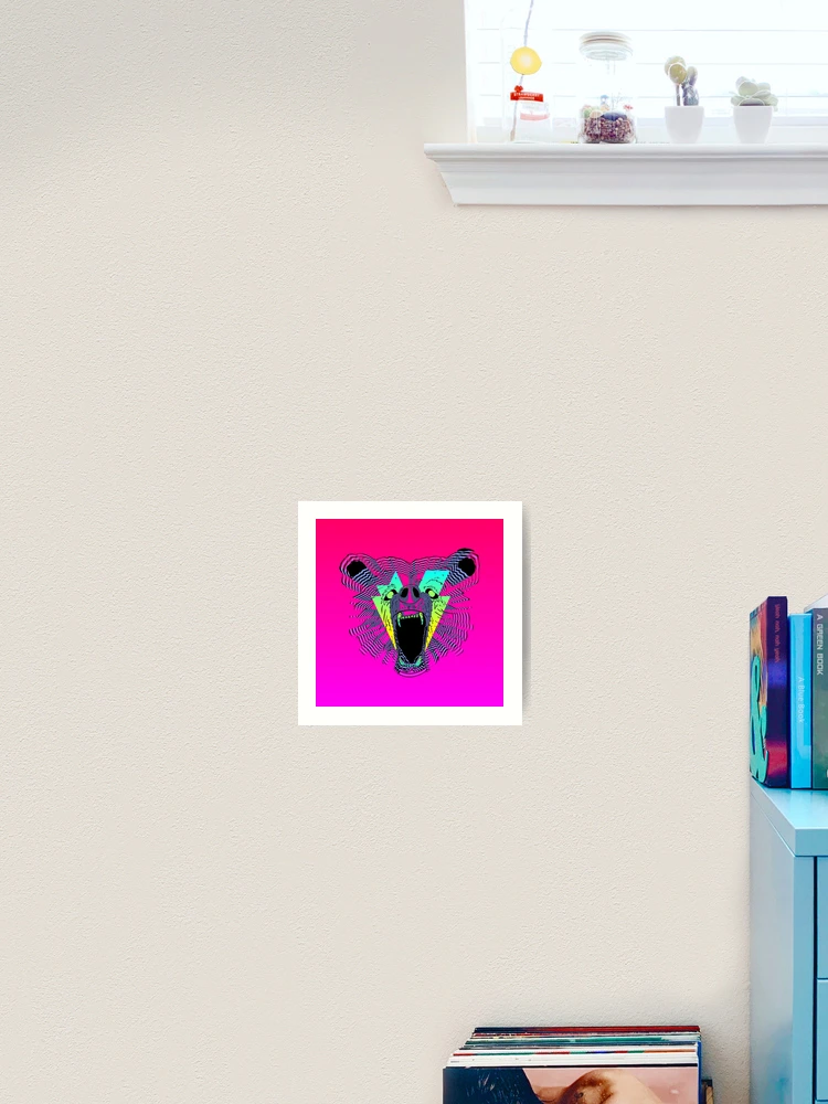 Imagen 2 de 3, Lámina artística con la obra Party Bear, diseñada y vendida por mattmangrease.