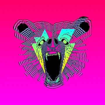 Artwork thumbnail, Party Bear by mattmangrease