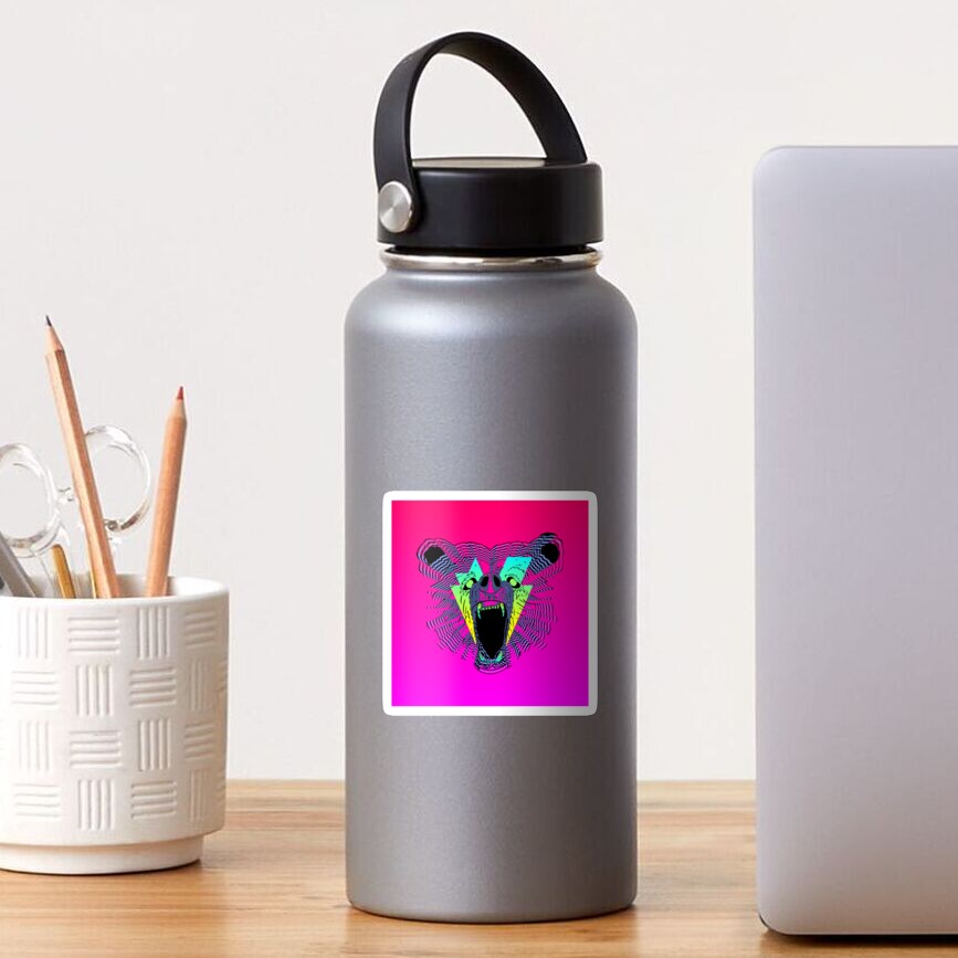 Vista previa del artículo con la obra «Pegatina», diseñado y vendido por mattmangrease.
