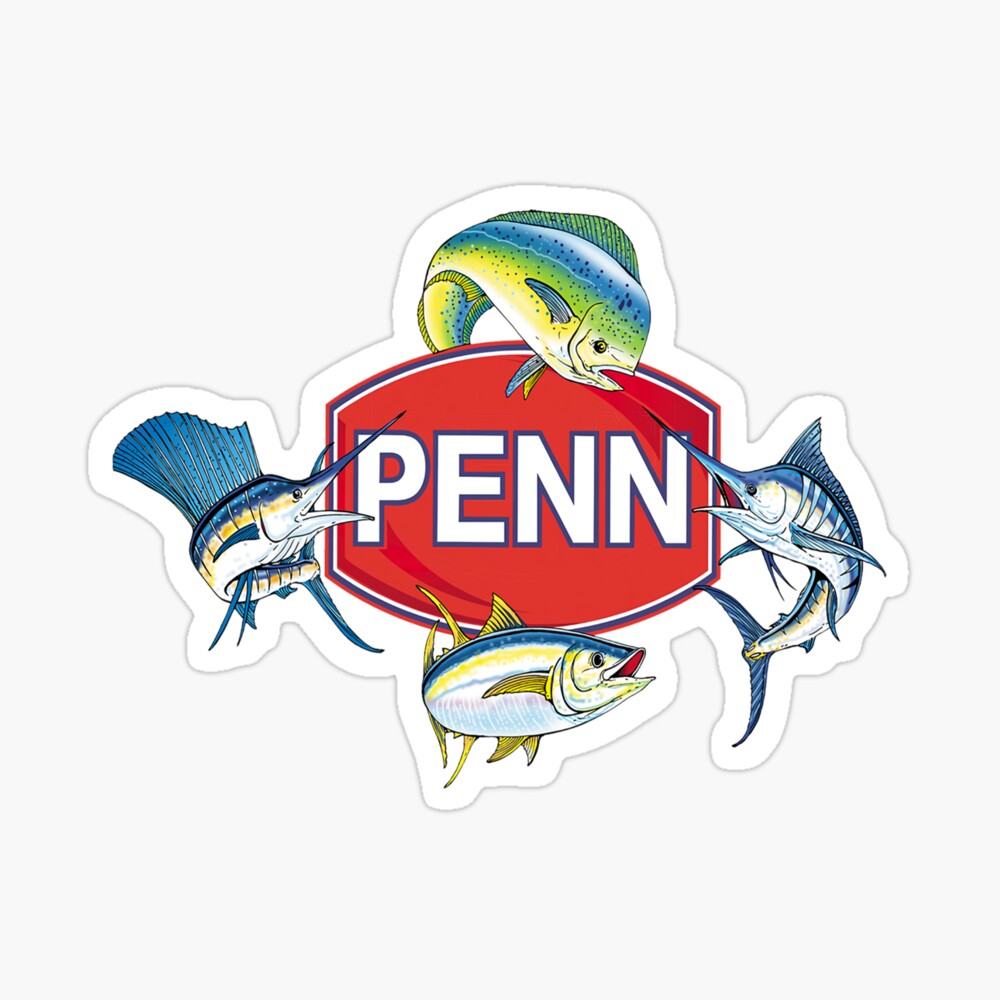 Download Penn Fishing Symbol Poster By Fharton Redbubble