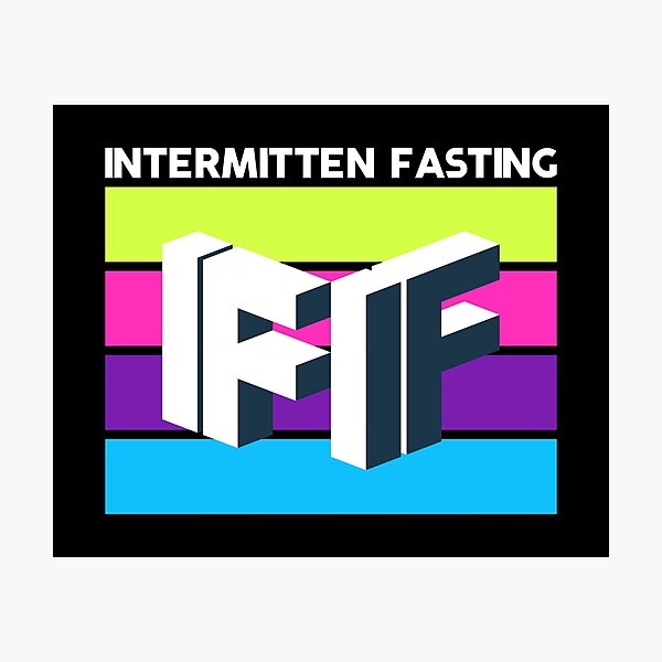 Artikelvorschau, Intermittierendes Fasten - Retro entworfen und verkauft von infleims.