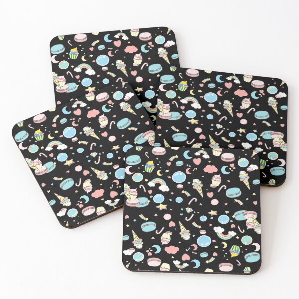 Item preview, nice pattern design ,awesome colorful with  ice cream in space, cupcake ,cookies  designed and sold by MR20.
