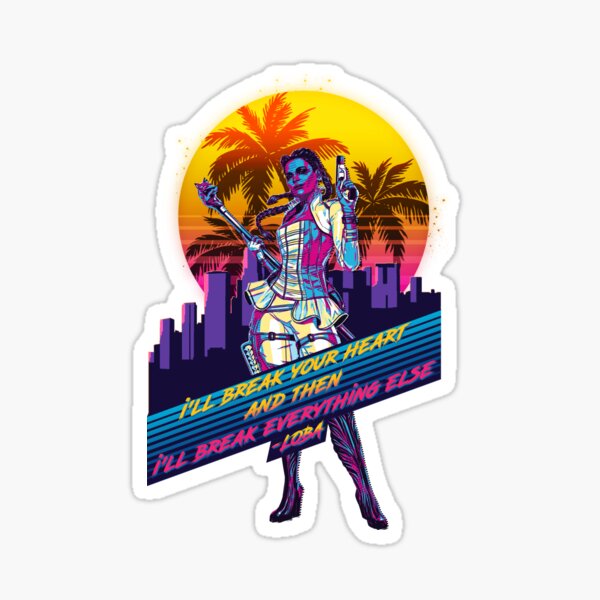 Apex legends - Loba 80s rétro Sticker