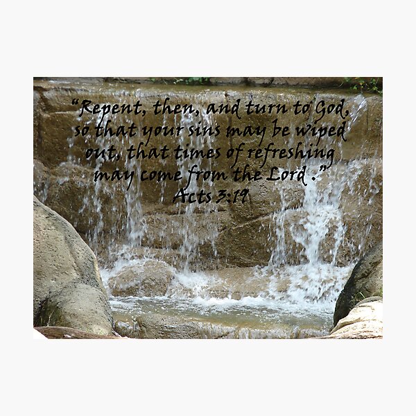 Artikelvorschau, "Acts 3:19" by Carter L. Shepard entworfen und verkauft von echoesofheaven.
