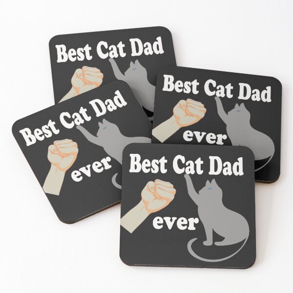 Item preview, Best Cat Dad gift, happy fathers day gift designed and sold by Med-89.