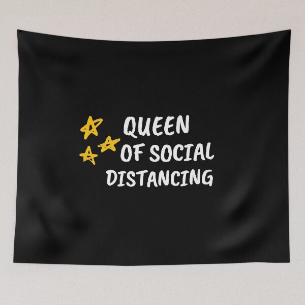 Item preview, Funny Cute Introvert Queen Books Quarantine 2020 Social Distancing Meme Introvert Anxiety Stay Home Virus Pandemic Cute Gift Sarcastic Happy Inspirational Motivational Birthday Present designed and sold by EpsilonEridani.