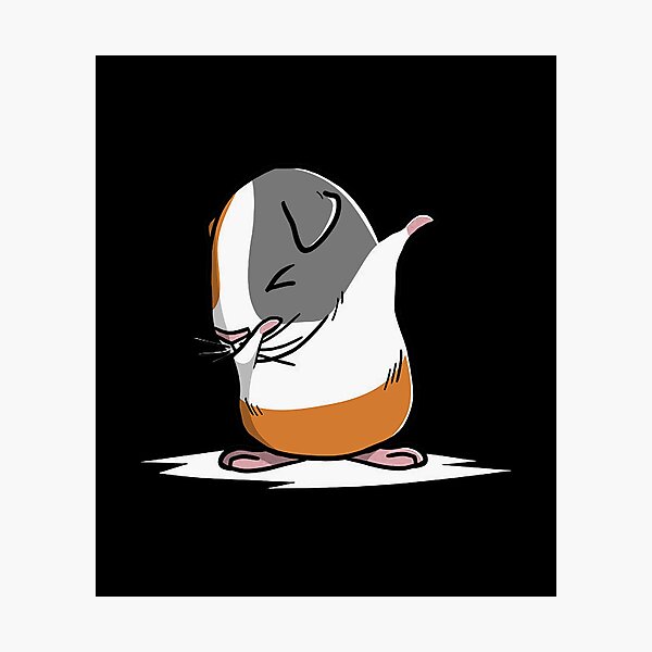 Item preview, Funny Dabbing Guinea Pig designed and sold by ZEDSOU ⭐⭐⭐⭐⭐.