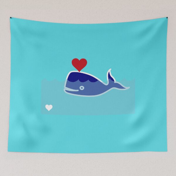 Item preview, Hearts and Smiles sperm whale  designed and sold by wabeen.