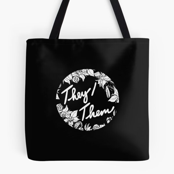 Item preview, they them theirs script floral borage designed and sold by craftordiy.art.