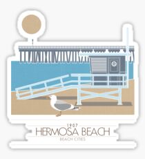 Beach Cities. Hermosa Beach Sticker