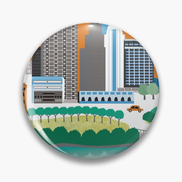 Item preview, Austin, Texas - Skyline Illustration by Loose Petals designed and sold by LoosePetals.