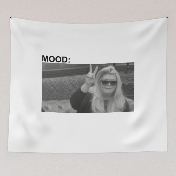 Item preview, Gemma Collins meme white Mood Slim Fit T-Shirt designed and sold by jozefds.