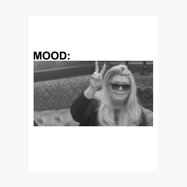 Item preview, Gemma Collins meme white Mood Slim Fit T-Shirt designed and sold by jozefds.