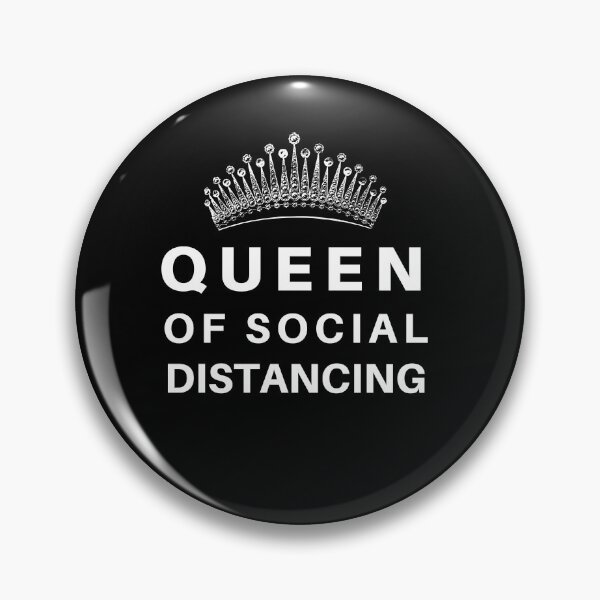 Item preview, Queen Funny Cute Introvert Shirt Books Quarantine 2020 Social Distancing Meme Introvert Anxiety Stay Home Virus Pandemic Gift Sarcastic Happy Inspirational Motivational Birthday Present designed and sold by EpsilonEridani.