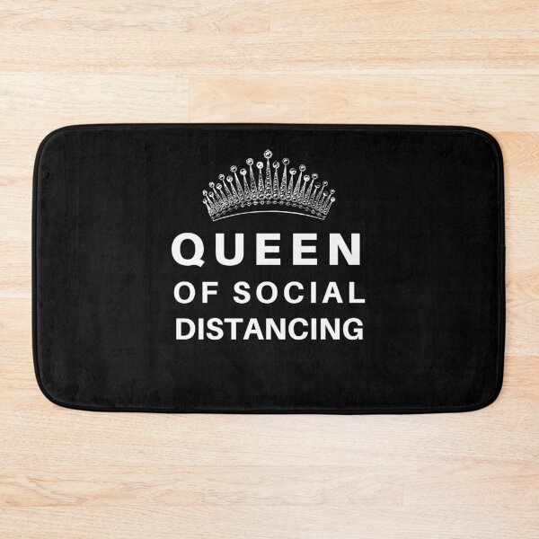 Item preview, Queen Funny Cute Introvert Shirt Books Quarantine 2020 Social Distancing Meme Introvert Anxiety Stay Home Virus Pandemic Gift Sarcastic Happy Inspirational Motivational Birthday Present designed and sold by EpsilonEridani.