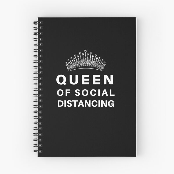 Item preview, Queen Funny Cute Introvert Shirt Books Quarantine 2020 Social Distancing Meme Introvert Anxiety Stay Home Virus Pandemic Gift Sarcastic Happy Inspirational Motivational Birthday Present designed and sold by EpsilonEridani.