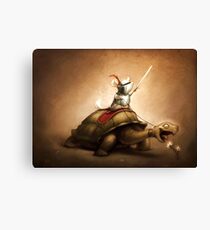 Knight of the Chinchilla Canvas Print
