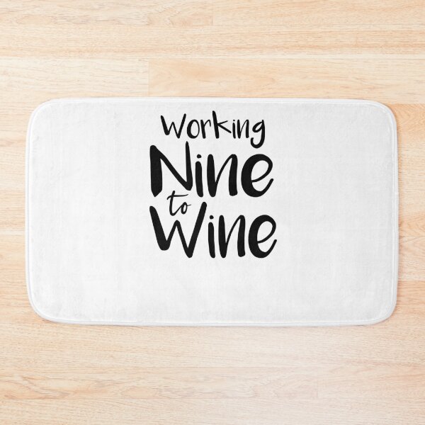 Item preview, Working Nine to Wine, Wine O'Clock, Funny Wine Shirt, Women's Wine Shirt, Women's Funny Shirt designed and sold by Noussairox.