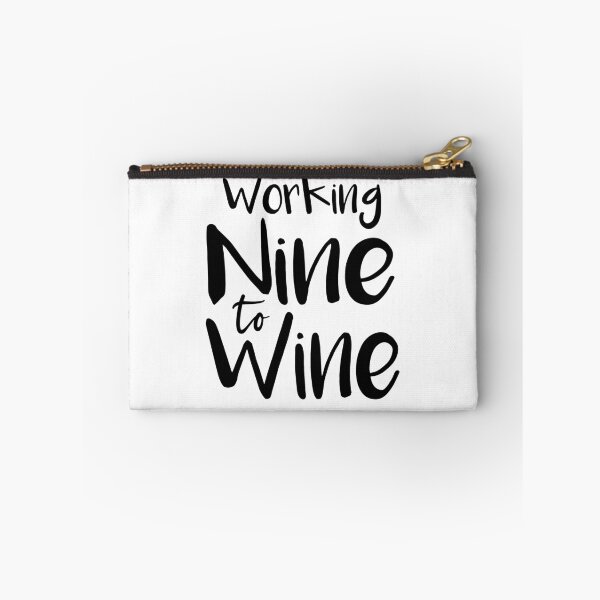 Item preview, Working Nine to Wine, Wine O'Clock, Funny Wine Shirt, Women's Wine Shirt, Women's Funny Shirt designed and sold by Noussairox.