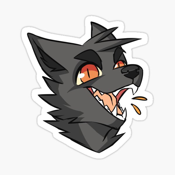 Gadget the Wolf >w< Sticker for Sale by AylaPhantom