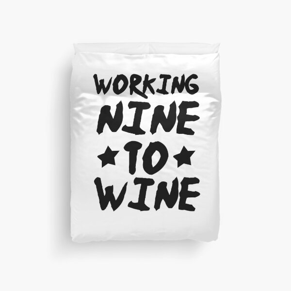 Item preview, Working Nine to Wine, Wine O'Clock, Funny Wine Shirt, Women's Wine Shirt, Women's Funny Shirt designed and sold by Noussairox.