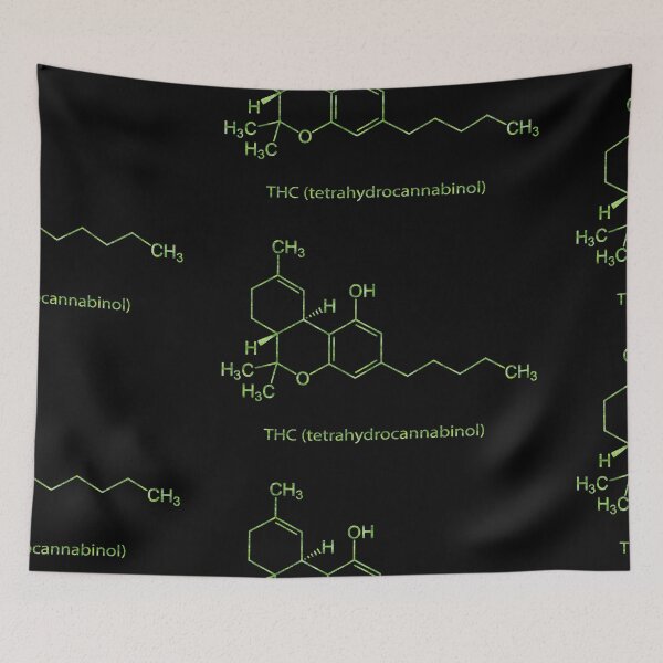 Item preview, Marijuana THC Cannabis Molecule designed and sold by MarijuanaTshirt.