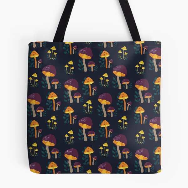 Item preview, Bioluminescent Mushroom Pattern designed and sold by chinajones.